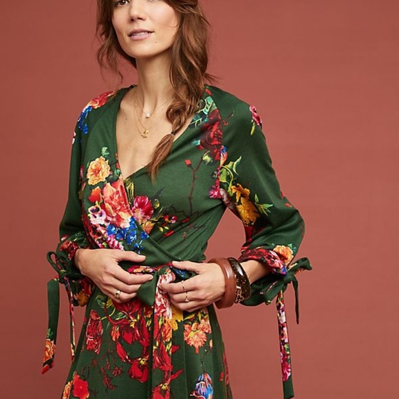 Anthropologie Dresses & Skirts - ANTHROPOLOGIE Dahlia Wrap Dress by Eva Franco Sz M
